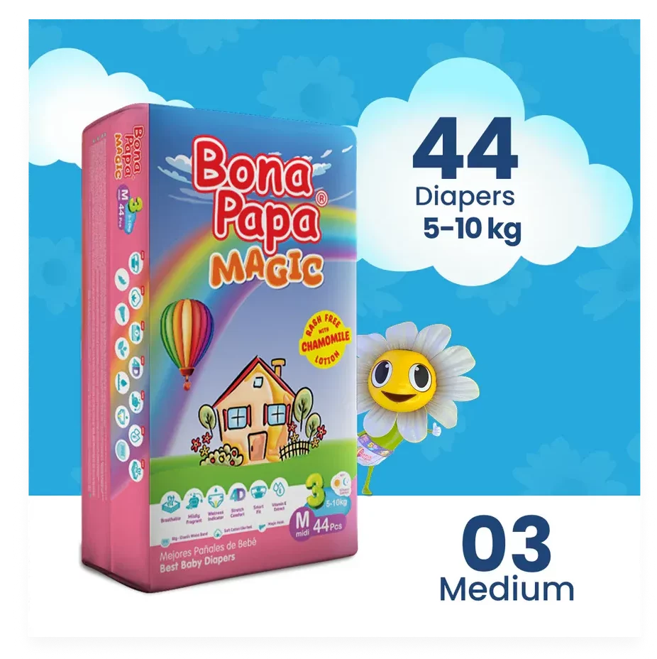 Bona Papa Magic Diapers - M-3 (Midi)