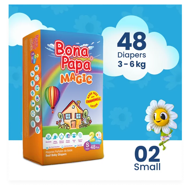 Bona Papa Magic Diapers - S-2 (Mini)