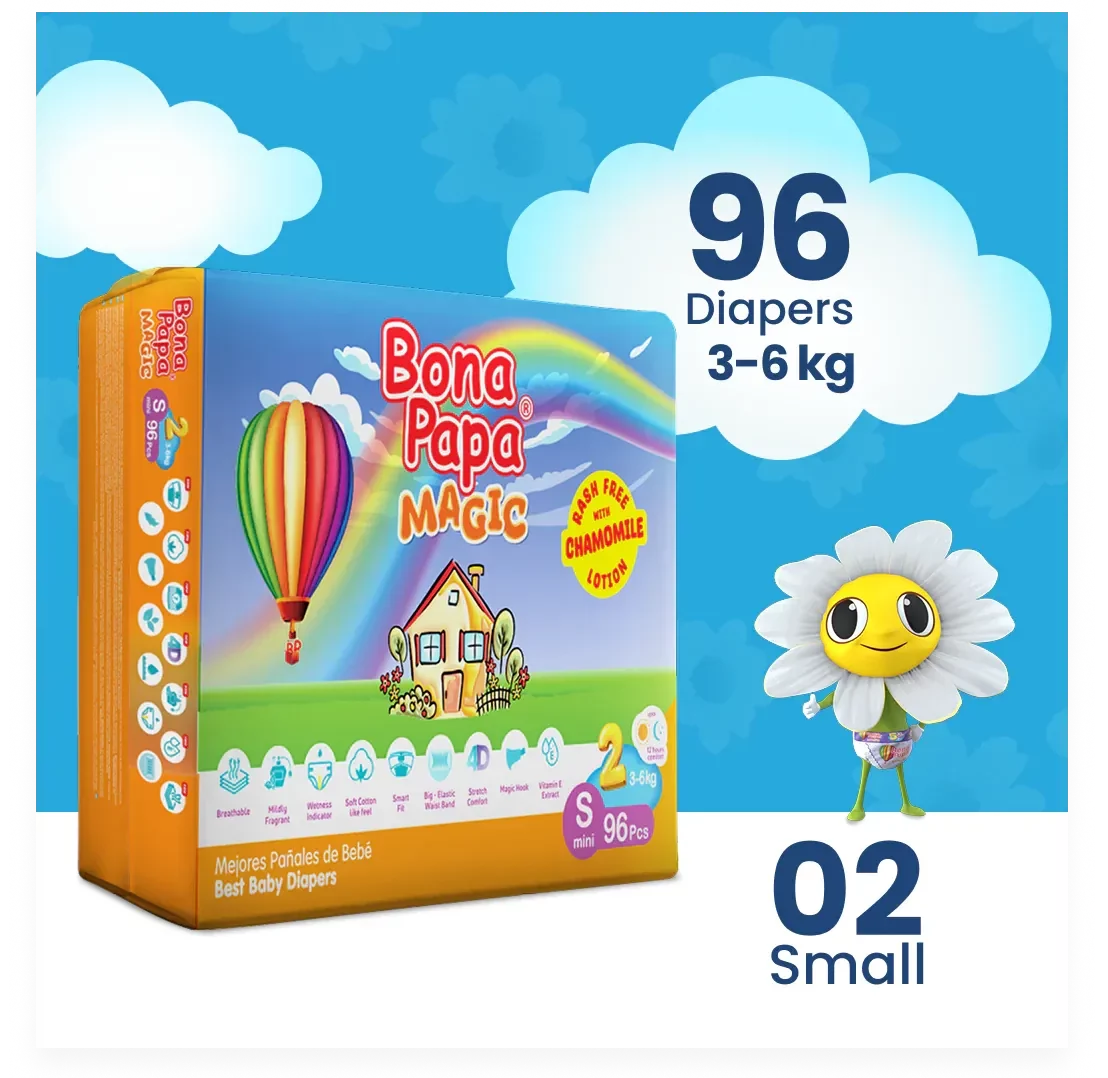 Bona Papa Magic Diapers - S-2 (Mini)